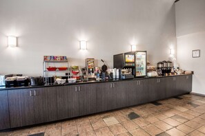 Free daily self-service breakfast