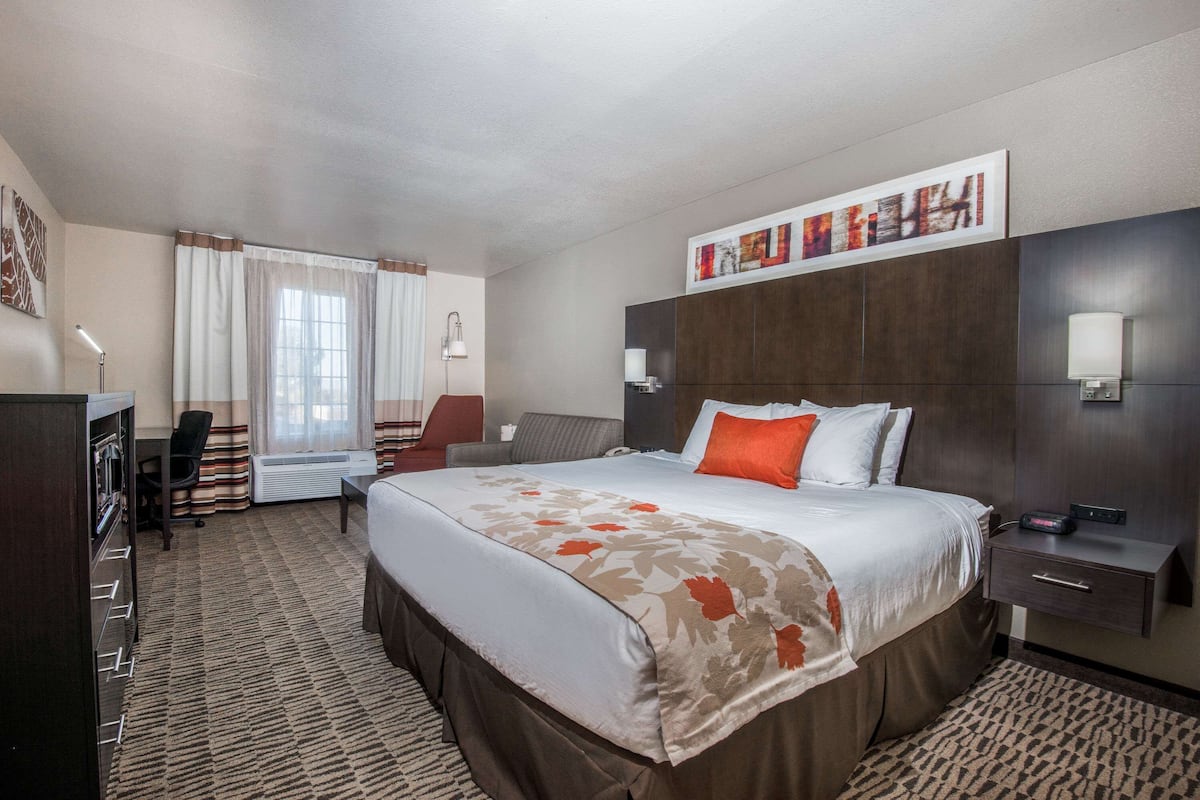 Premium bedding, in-room safe, desk, blackout drapes