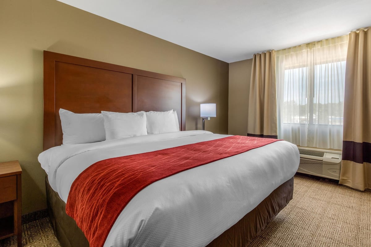 Suite, 1 King Bed, Non Smoking | Premium bedding, pillowtop beds, desk, blackout drapes