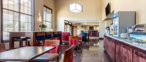 Free buffet breakfast