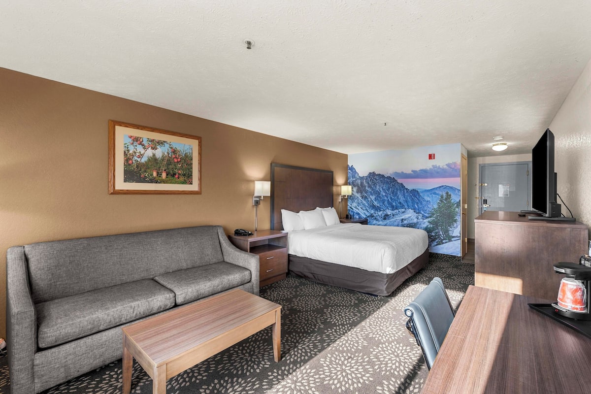 Suite, 1 King Bed with Sofa bed, Non Smoking | Premium bedding, desk, laptop workspace, blackout curtains