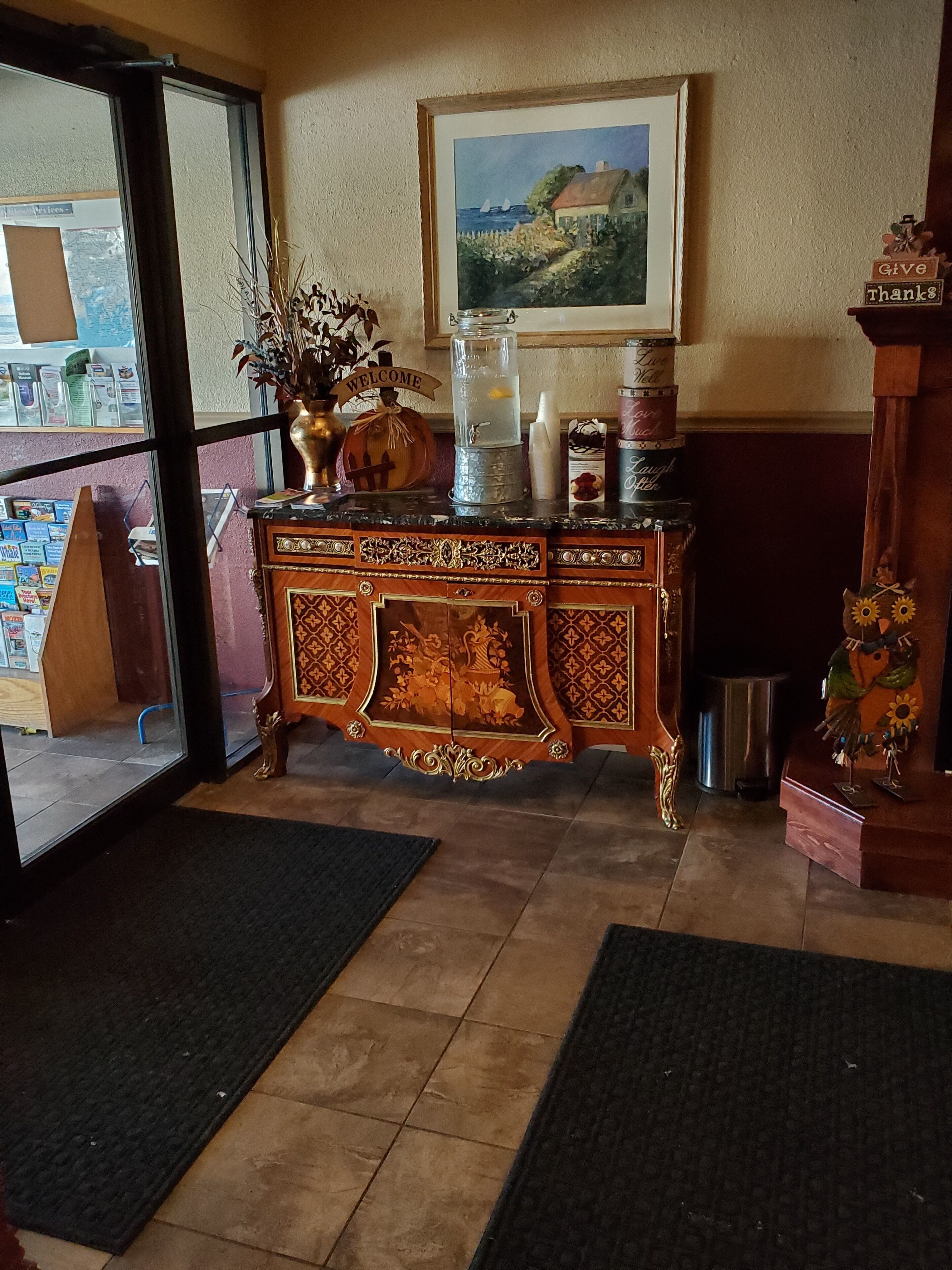 Lobby sitting area