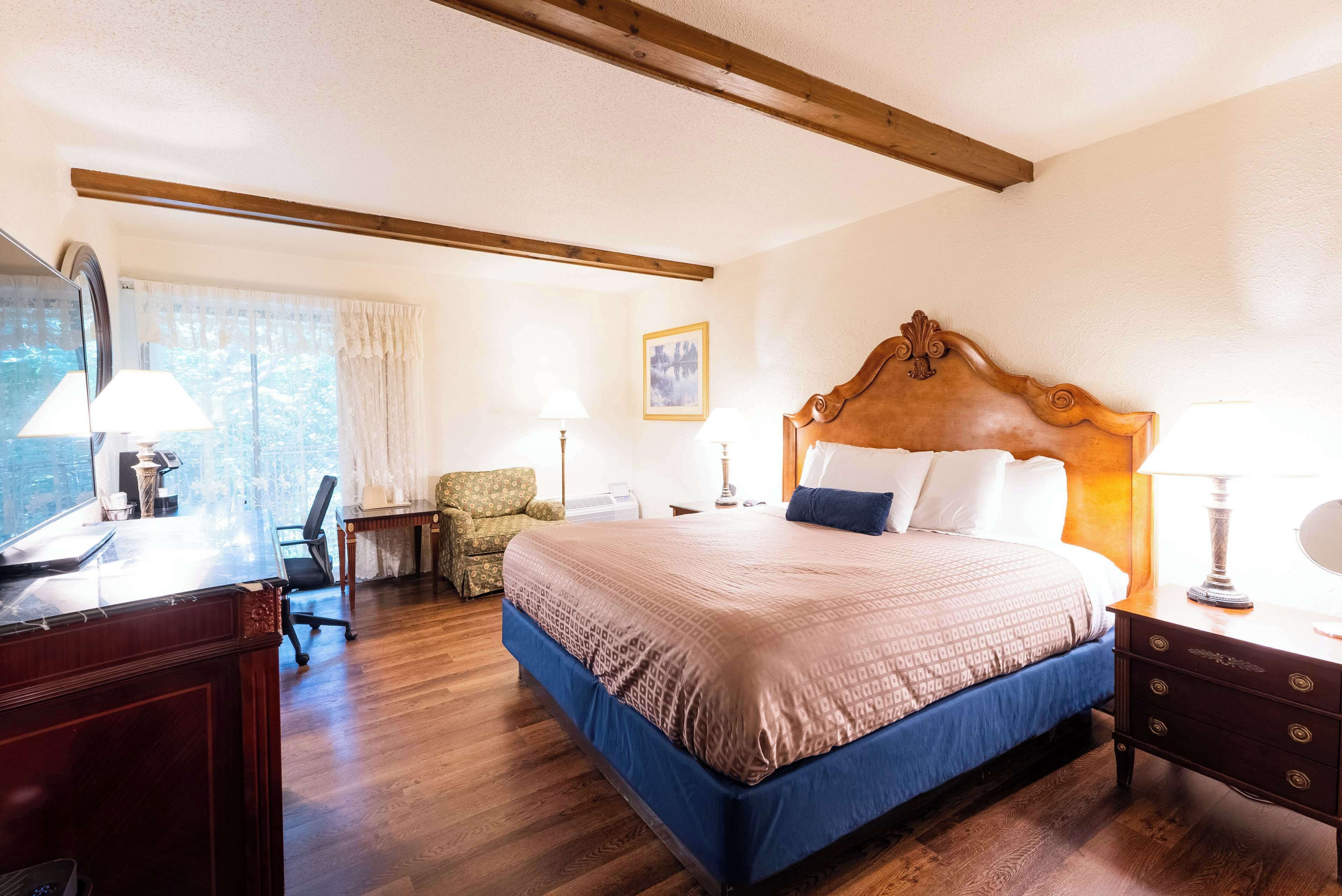 Verduisterende gordijnen, een strijkplank/strijkijzer, gratis wifi