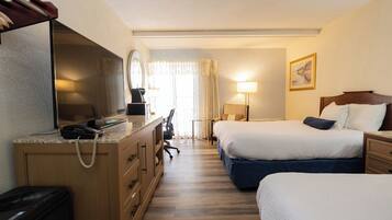 Standard Room, 2 Queen Beds | Blackout drapes, iron/ironing board, free WiFi, bed sheets