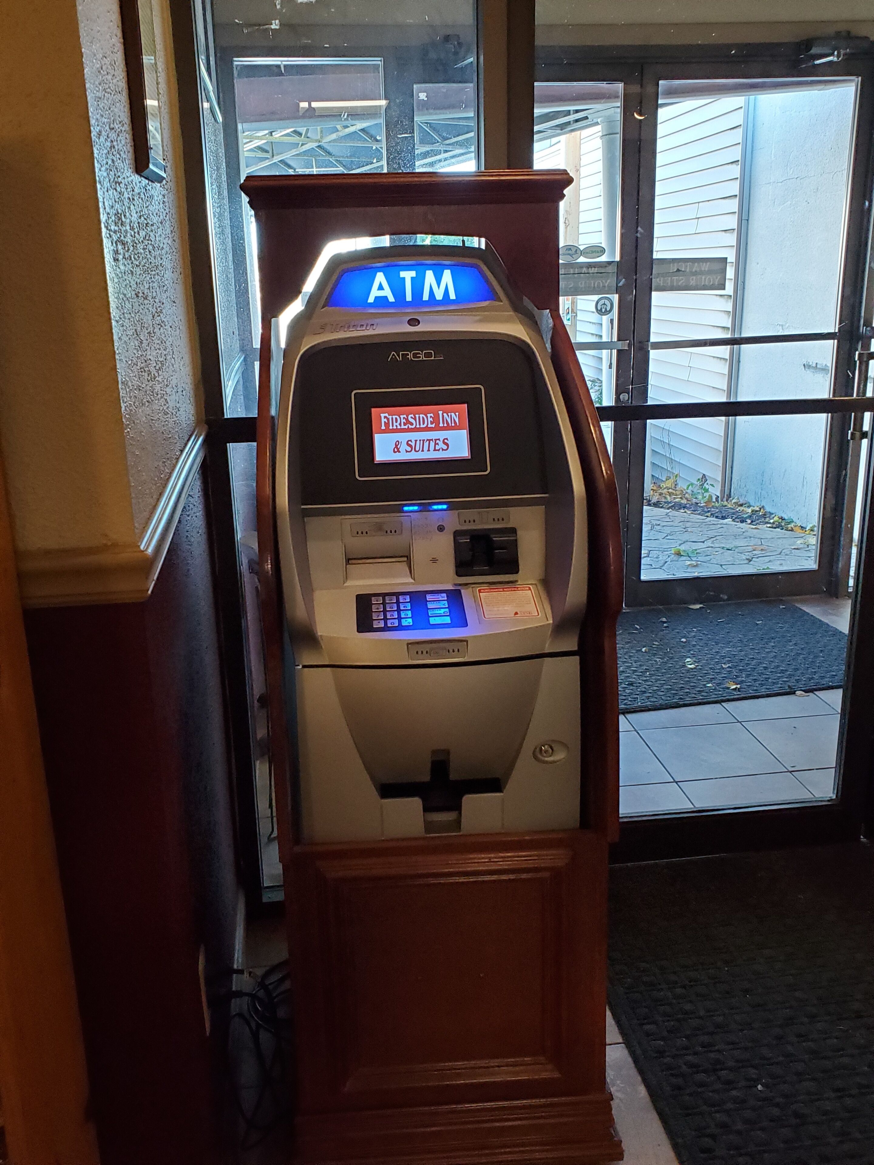 Minibank/banktjenester på stedet