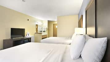 Standard Room, 2 Queen Beds, Non Smoking | Desk, cribs/infant beds, rollaway beds, free WiFi