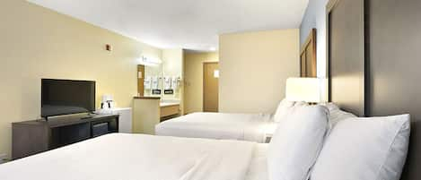 Desk, cots/infant beds, rollaway beds, free WiFi