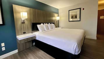 Premium bedding, down duvets, pillow-top beds, individually furnished