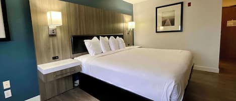 Premium bedding, down comforters, pillowtop beds, individually furnished