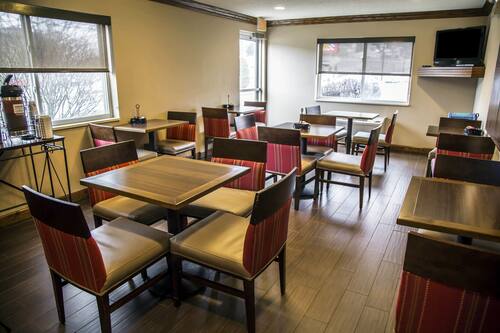 Free daily self-serve breakfast