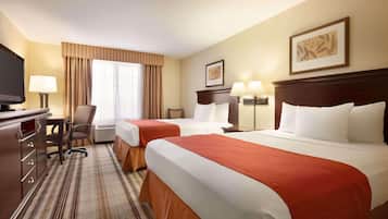 Hypo-allergenic bedding, individually decorated, individually furnished