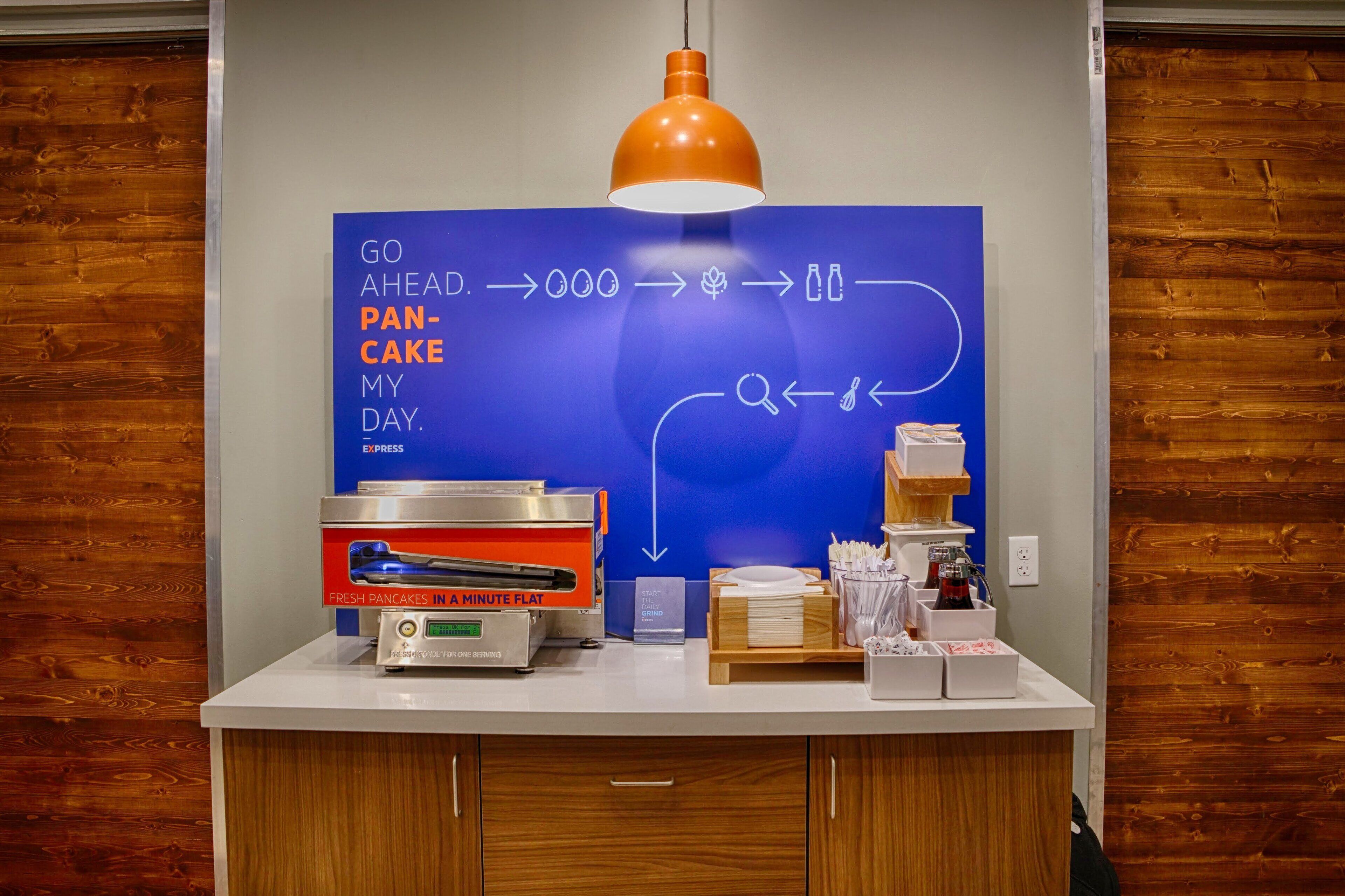 free daily self-service breakfast