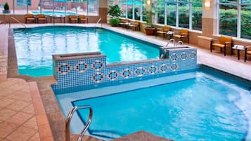 Indoor pool, seasonal outdoor pool