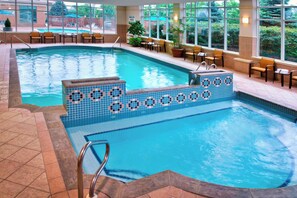 Indoor pool, seasonal outdoor pool