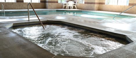 Indoor spa tub