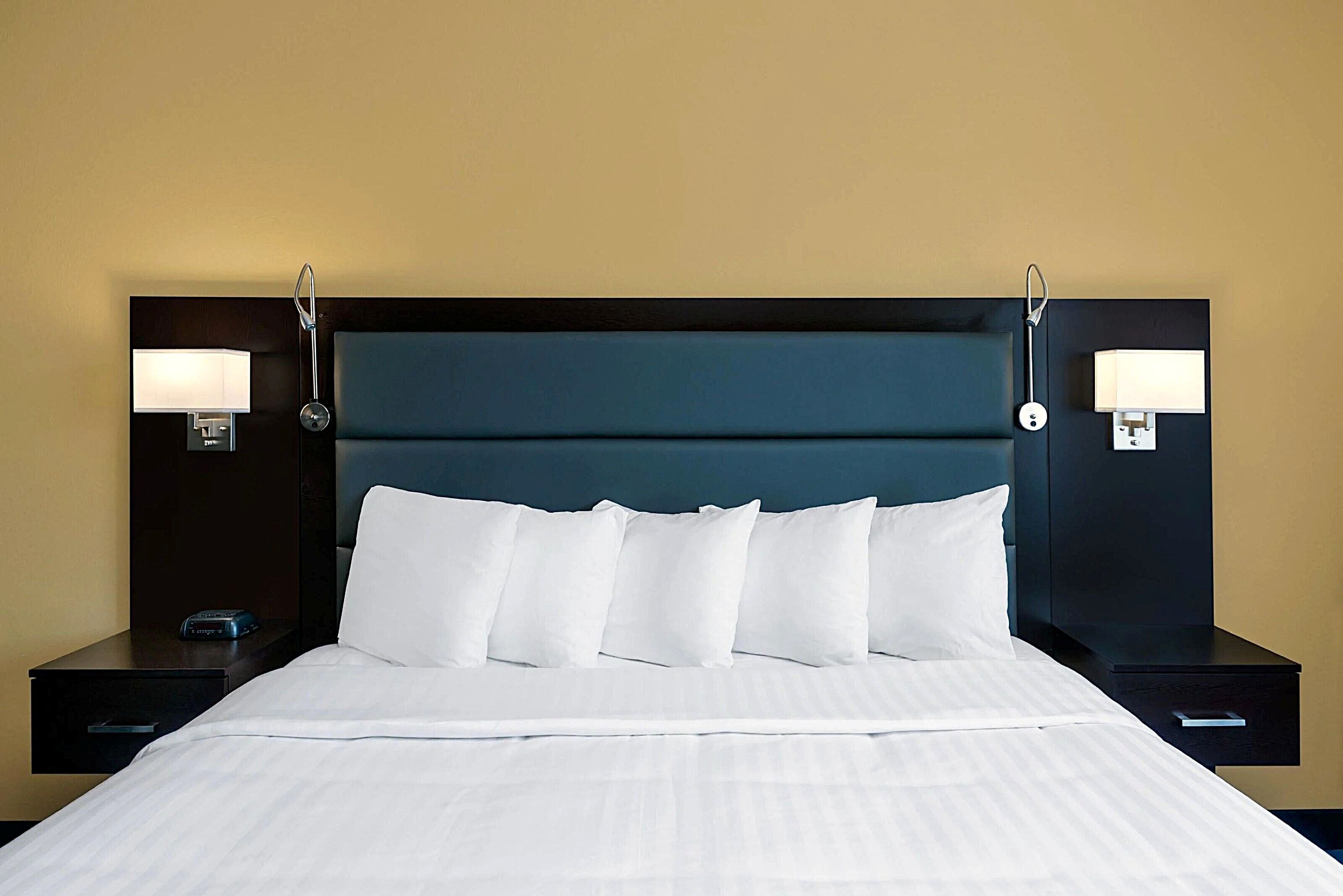 Premium bedding, pillow-top beds, in-room safe, desk