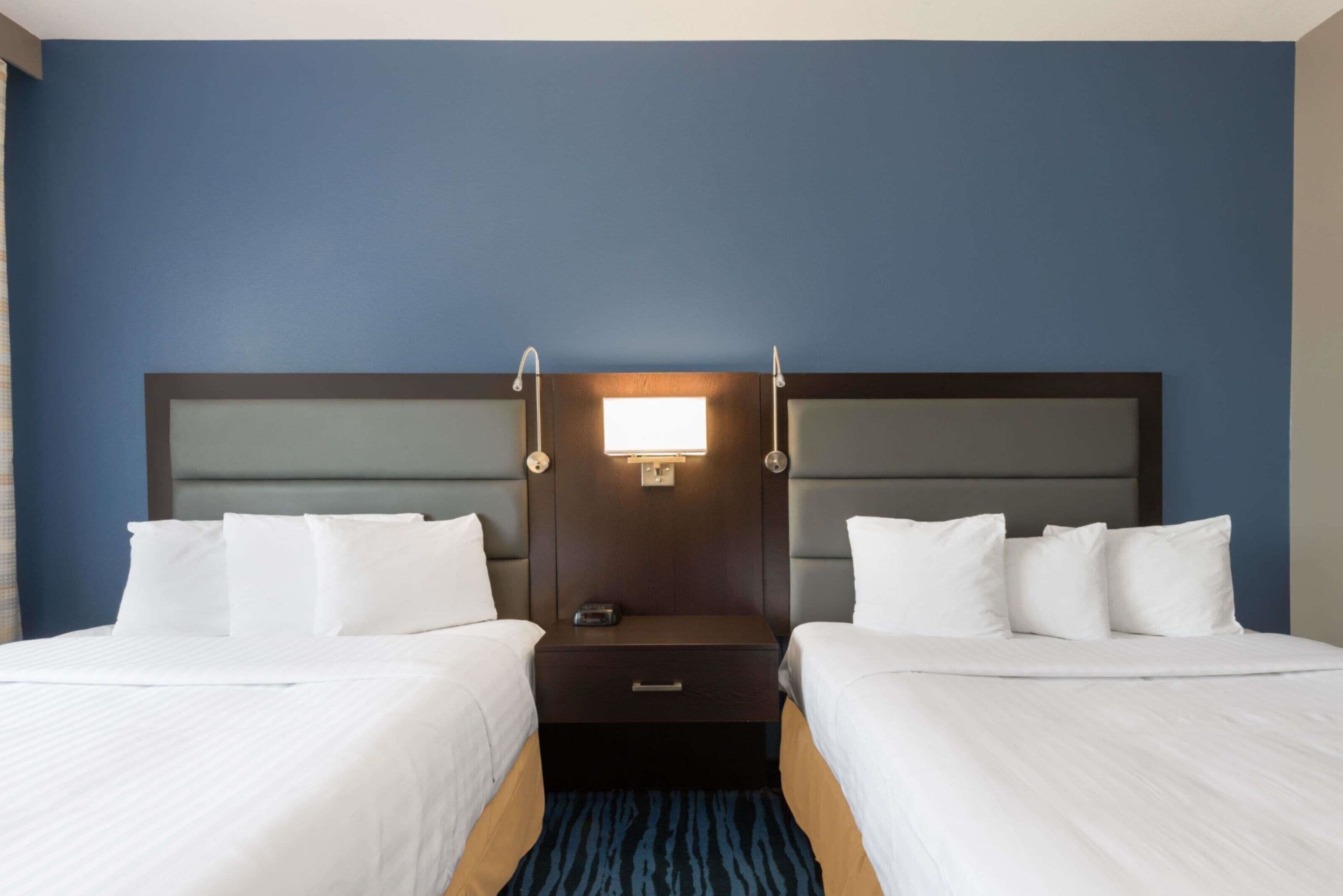 Premium bedding, pillow-top beds, in-room safe, desk