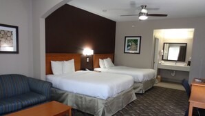 Standard Room, 2 Queen Beds | Desk, blackout curtains, iron/ironing board, free cots/infant beds - Days Inn by Wyndham Houston-Galleria TX (Houston)