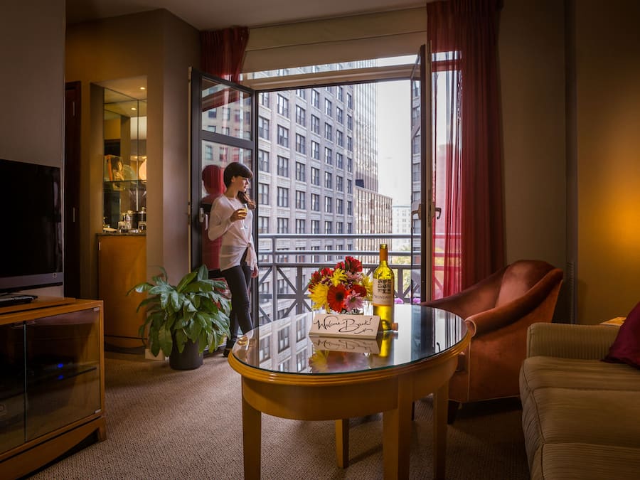 Suite, 1 King Bed with Sofa bed, Balcony | Egyptian cotton sheets, premium bedding, down comforters, pillowtop beds