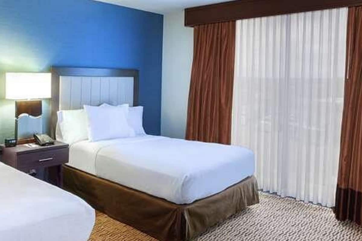 In-room safe, desk, blackout curtains, iron/ironing board