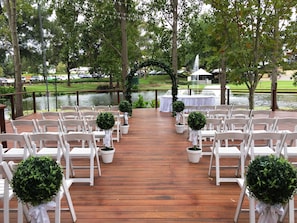 Espace mariage en plein air