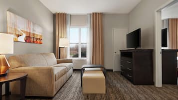 Blackout drapes, iron/ironing board, free cribs/infant beds, free WiFi