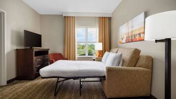 42-inch TV with cable channels