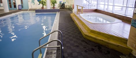 Indoor pool, outdoor pool