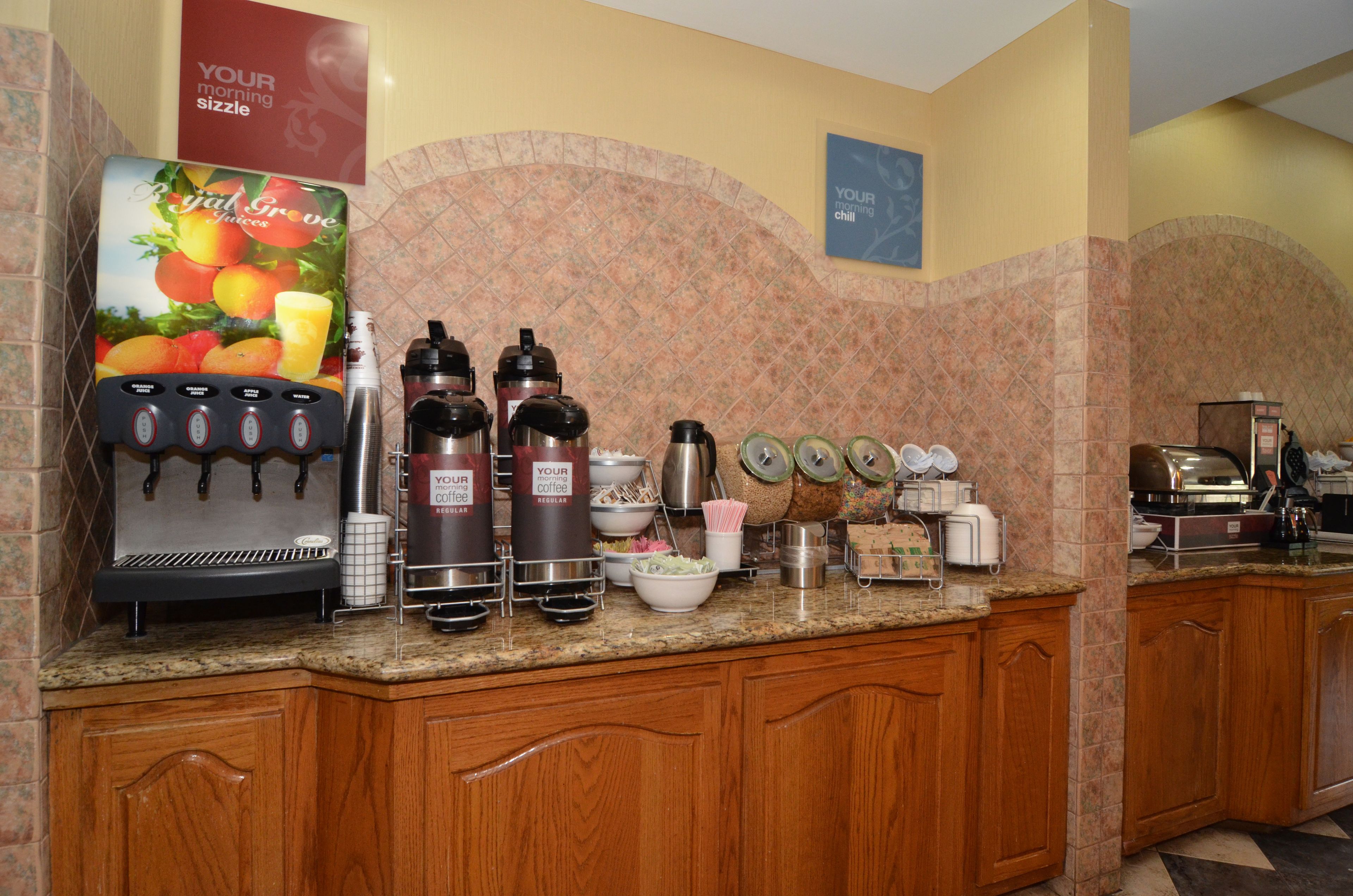 free daily buffet breakfast