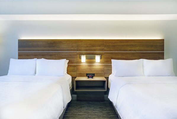 Standard Room, 2 Queen Beds | 1 bedroom, in-room safe, desk, iron/ironing board
