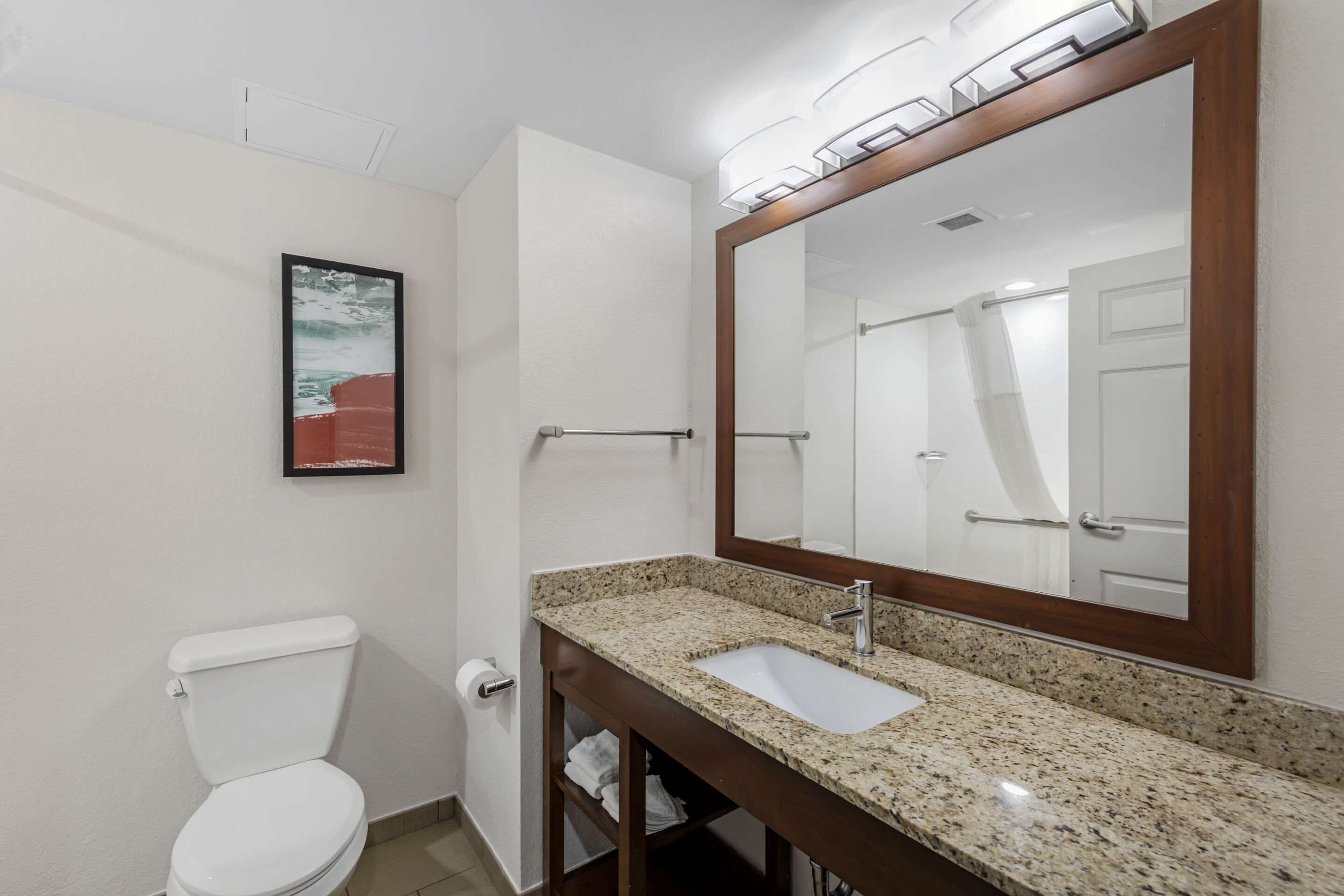 free toiletries, hair dryer, towels, soap