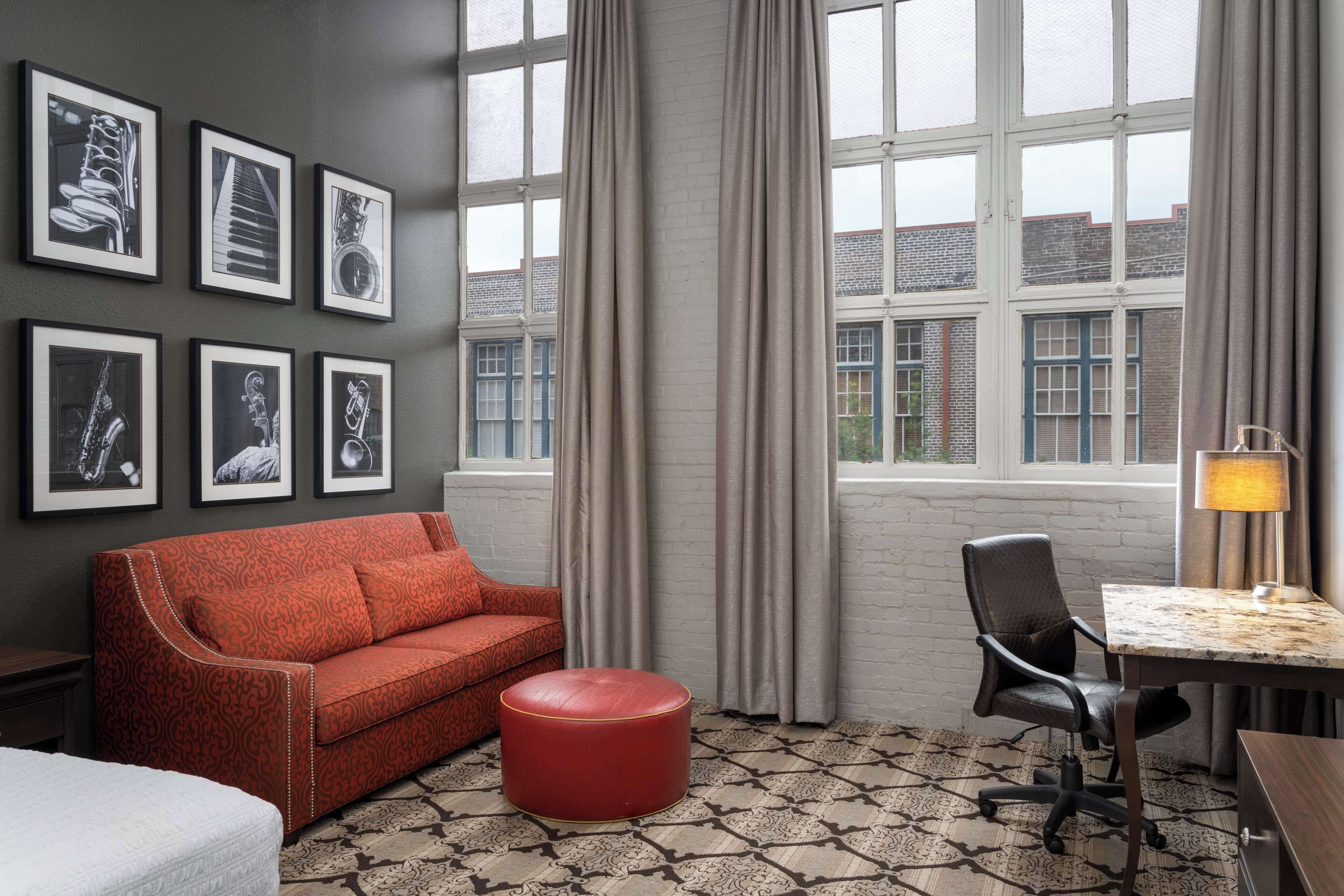 room, 1 king bed, refrigerator & microwave (wet bar) | living area | 42-inch flat-screen tv with cable channels, tv, ipod dock