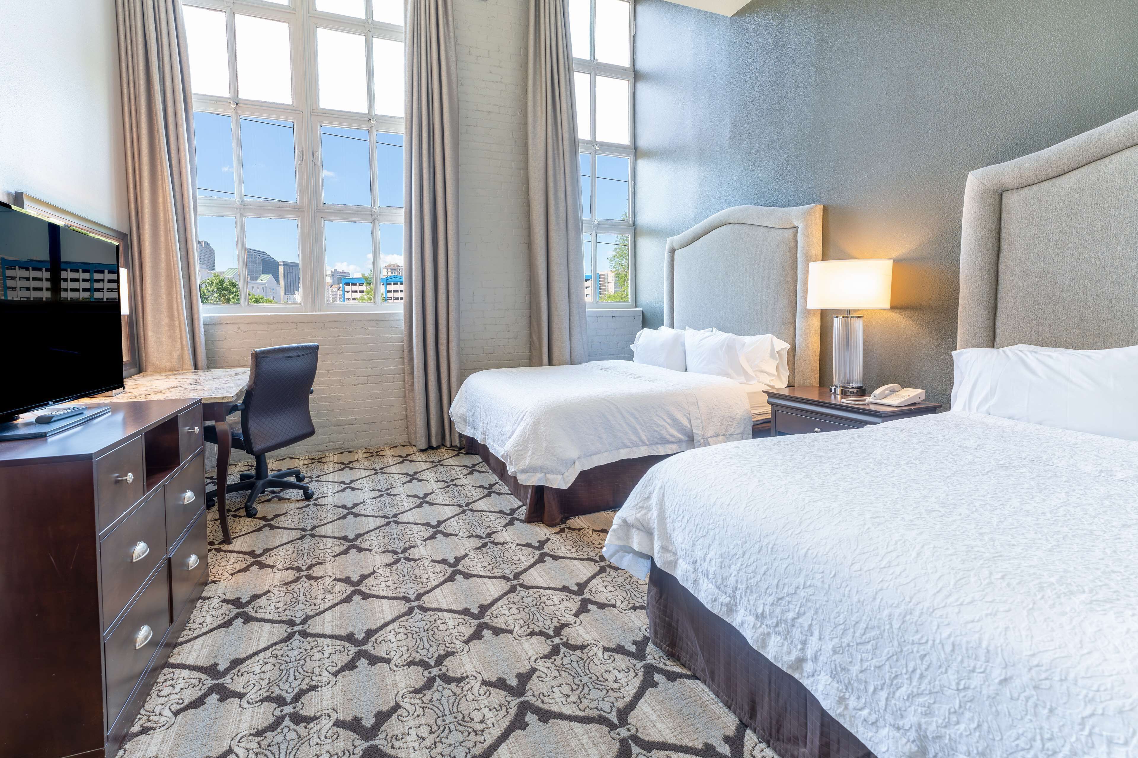 hypo-allergenic bedding, in-room safe, blackout curtains