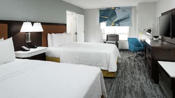 Room, 2 Queen Beds, Accessible (Shower) | In-room safe, desk, iron/ironing board, cots/infant beds