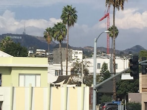 Blick von der Unterkunft