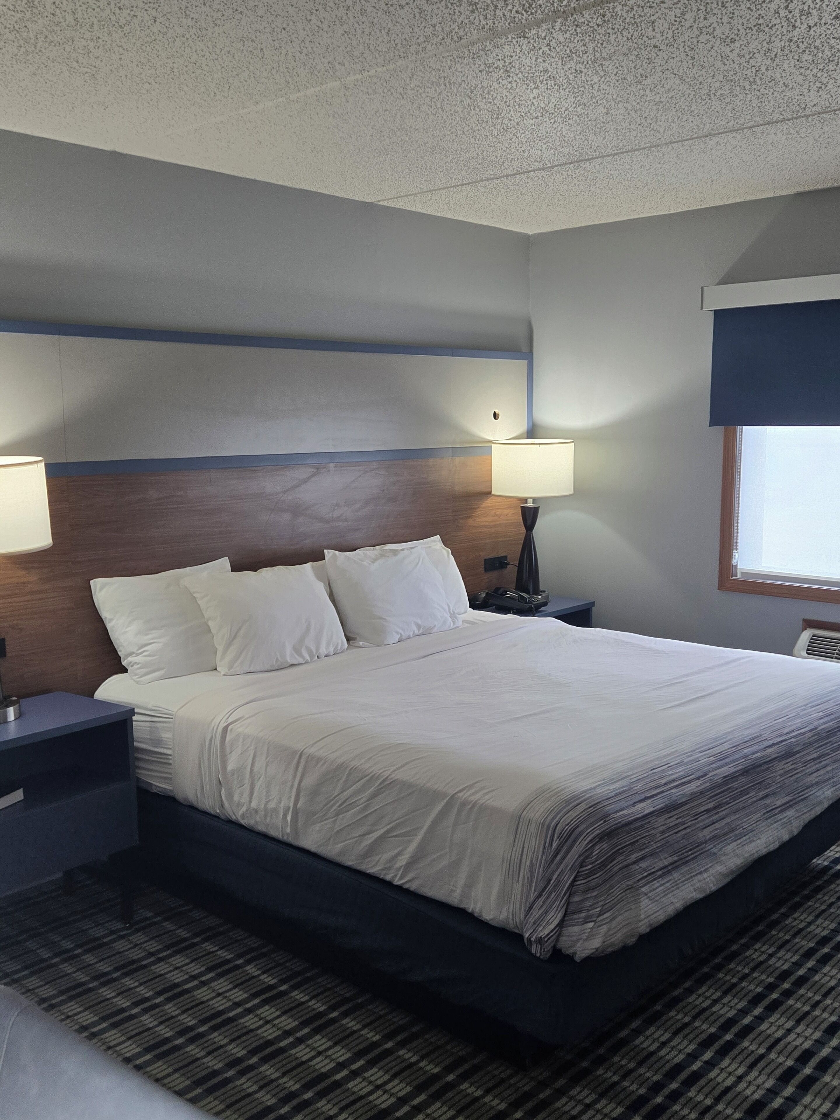 hypo-allergenic bedding, soundproofing, iron/ironing board