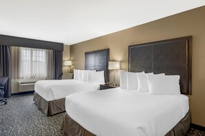 Standard Room, 2 Queen Beds, Non Smoking, Refrigerator & Microwave