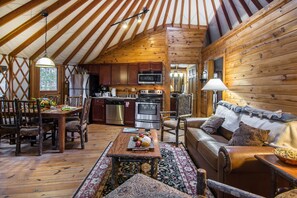 Suite, 2 Bedrooms | Living area | TV
