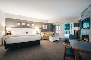 Chambre Exécutive, 1 très grand lit et 1 canapé-lit | Literie hypoallergénique, minibar, coffres-forts dans les chambres