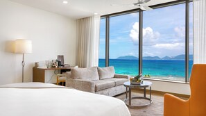 Ocean View King Deluxe Room at Merrywing Tower | View from room - Aurora Anguilla Resort & Golf Club (Rendezvous Bay)