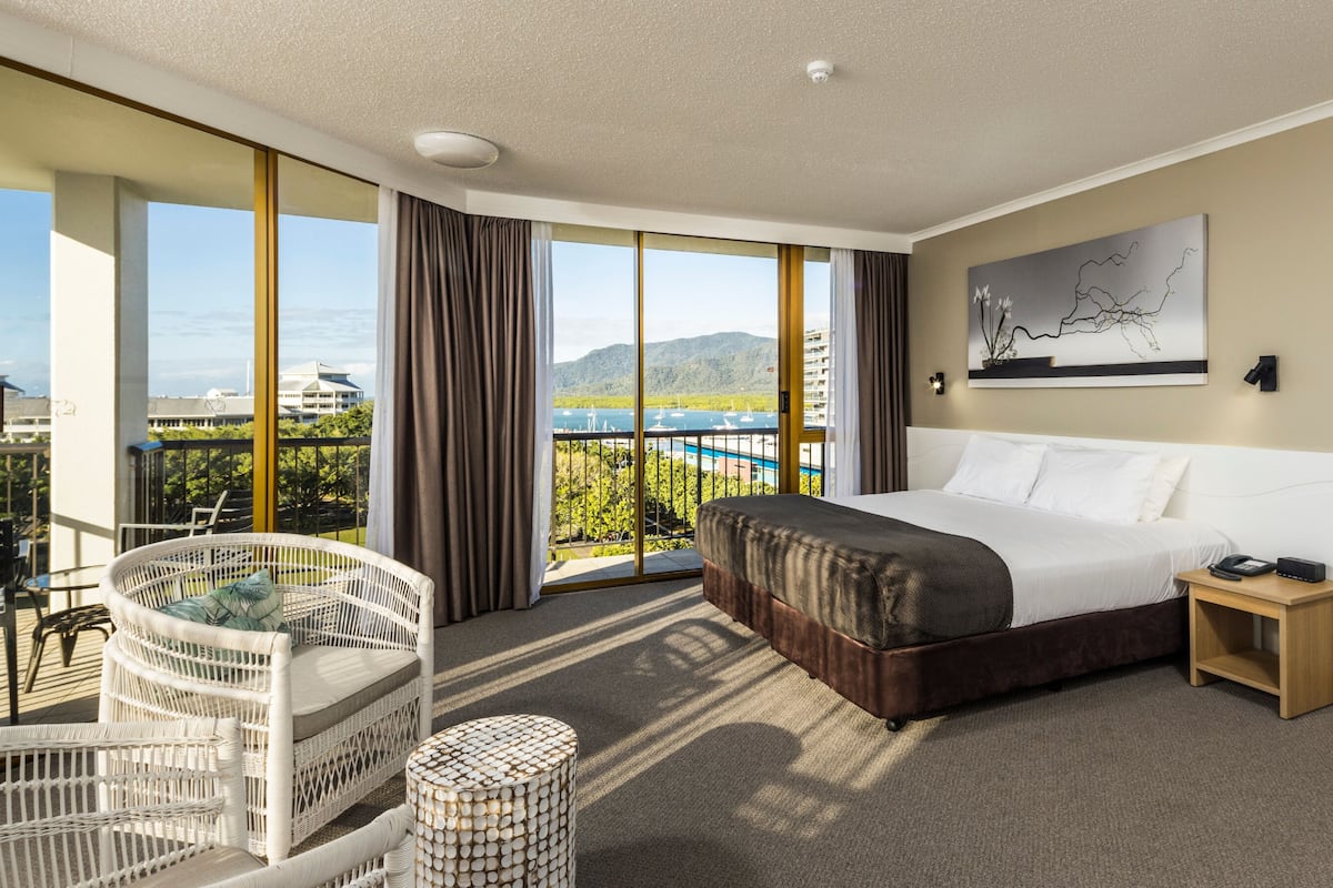 superior king balcony suite | 1 bedroom, in-room safe, blackout curtains, iron/ironing board