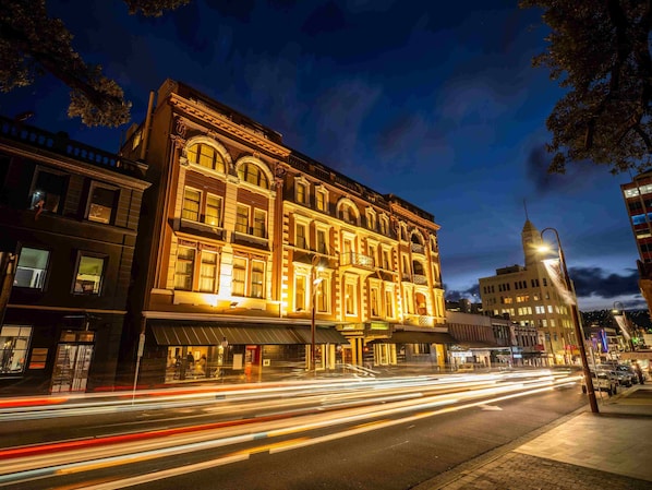 Front of property - evening/night
