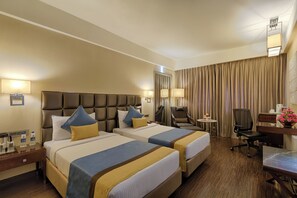 Premium bedding, free minibar items, in-room safe, desk - Quality Hotel D V Manor (Vijayawada)
