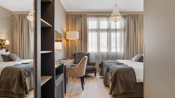 Colchones con pillow-top, cortinas blackout, cunas y wifi