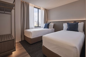 Suite, 2 Bedrooms, Balcony | Down comforters, minibar, in-room safe, desk