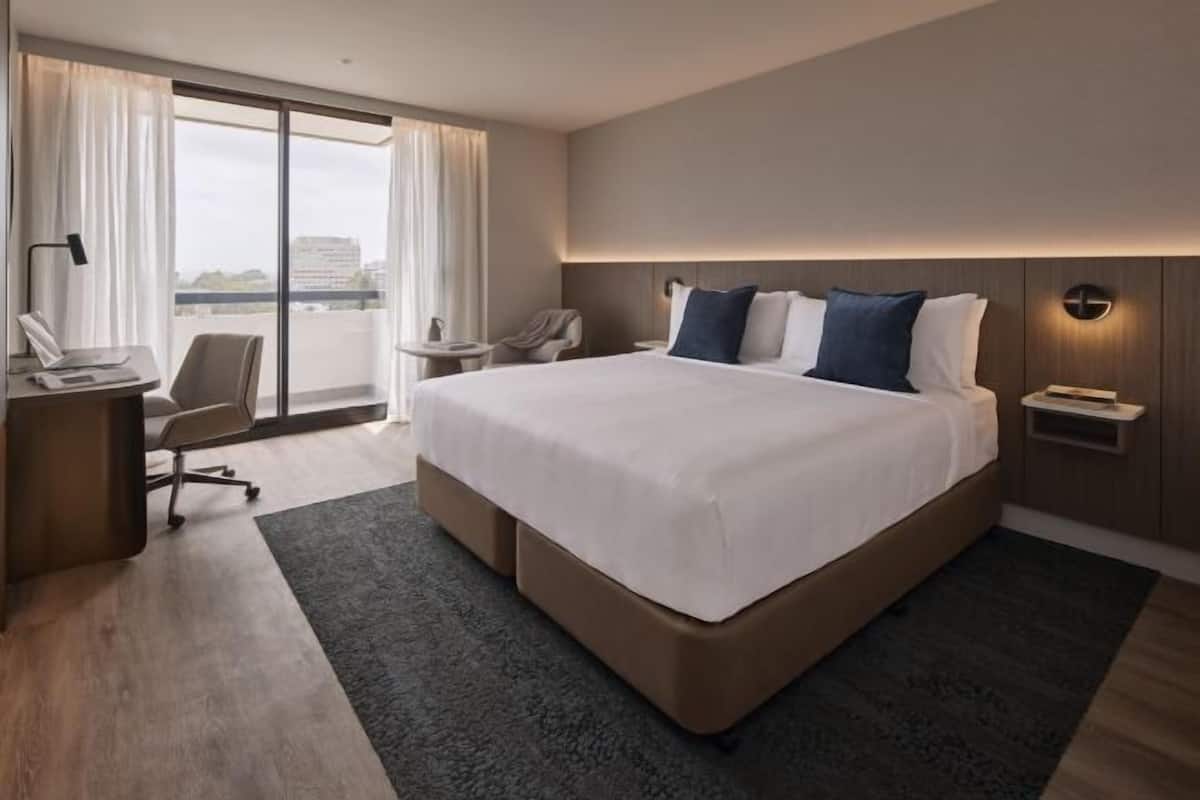 Down duvets, minibar, in-room safe, desk