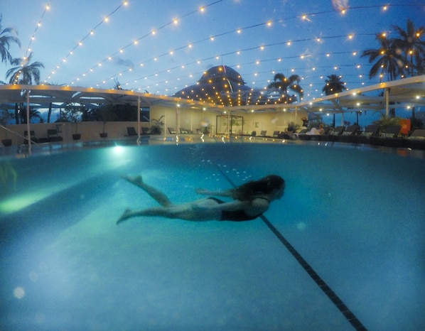 Outdoor pool, open 6:30 AM to 10:00 PM, free pool cabanas, pool loungers