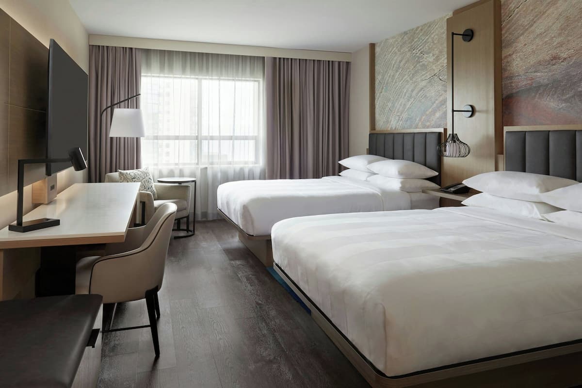 In-room safe, desk, blackout curtains, iron/ironing board