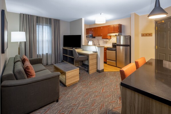 Suite, 2 Bedrooms | Premium bedding, desk, laptop workspace, blackout drapes