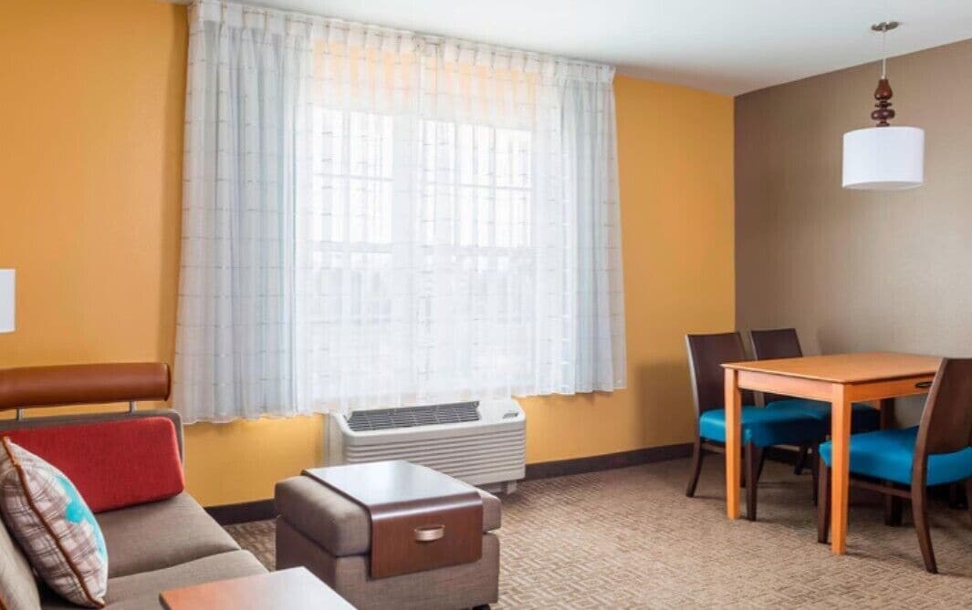 suite, 1 bedroom (mobility accessible, tub) | living room | flat-screen tv